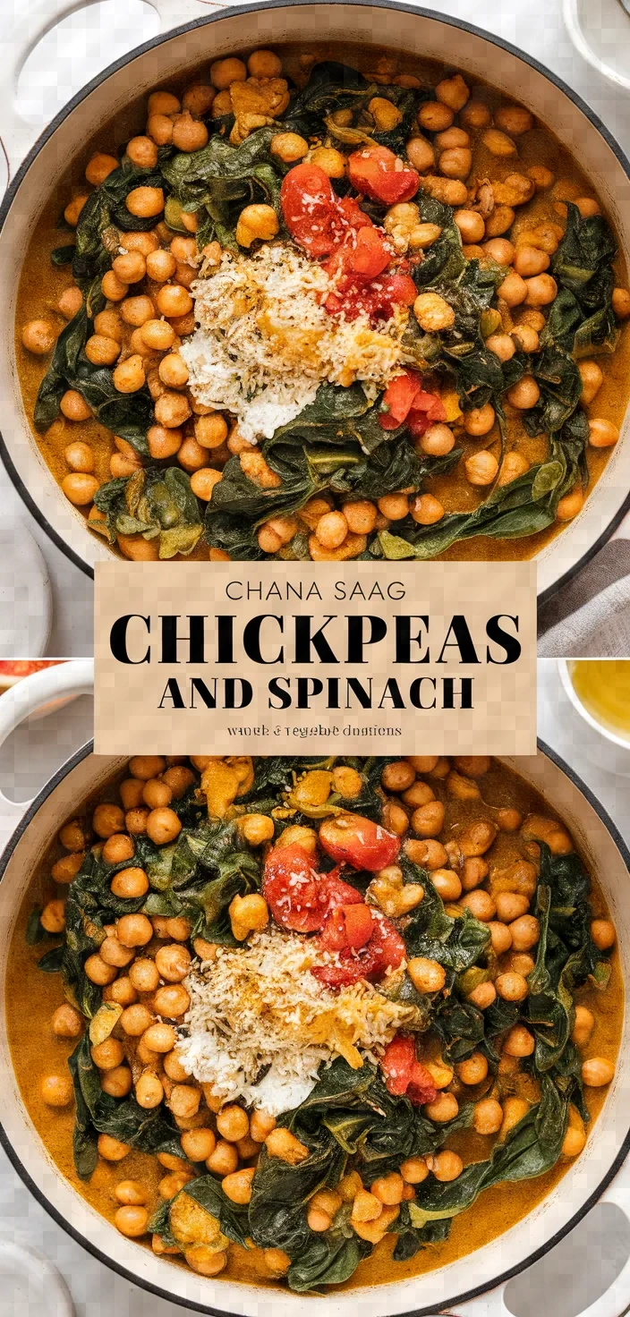 Chana Saag Chickpeas And Spinach Recipe