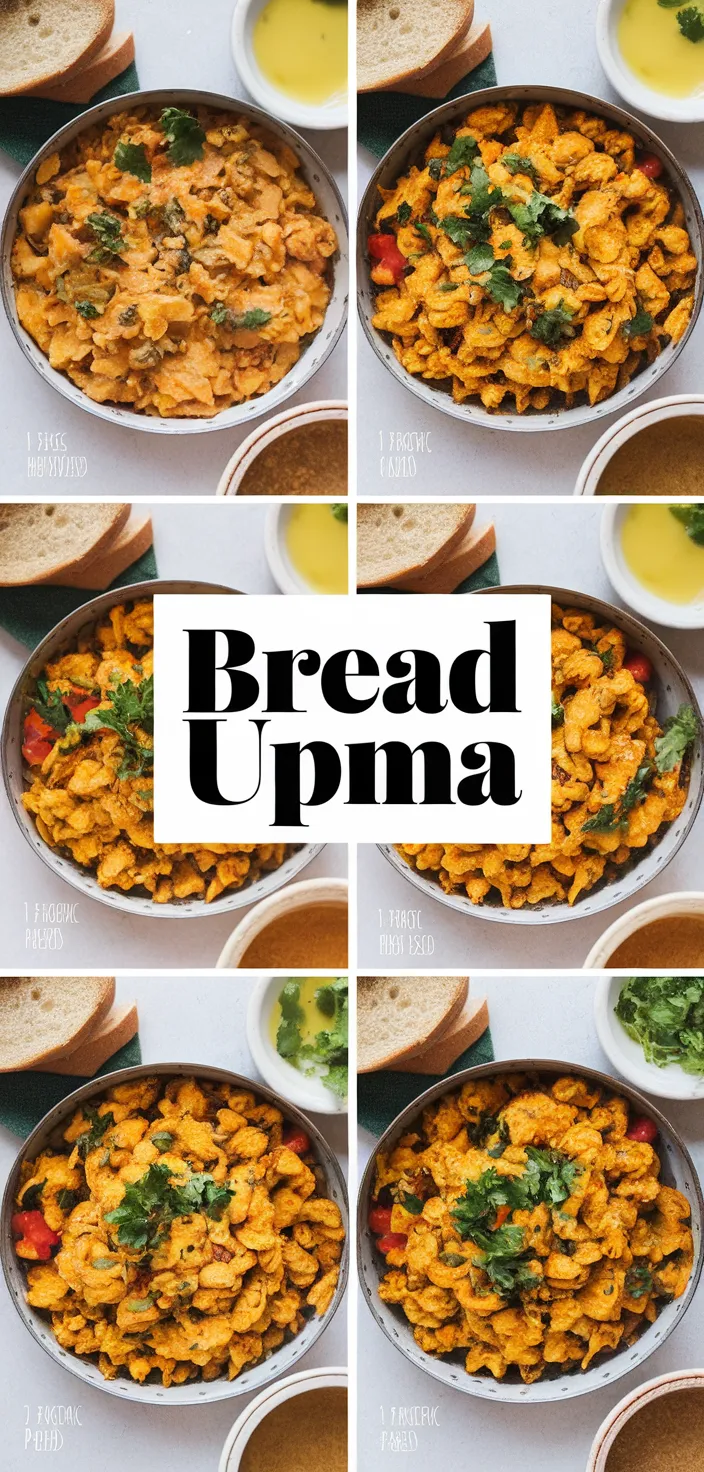 A photo of Bread Upma Recipe