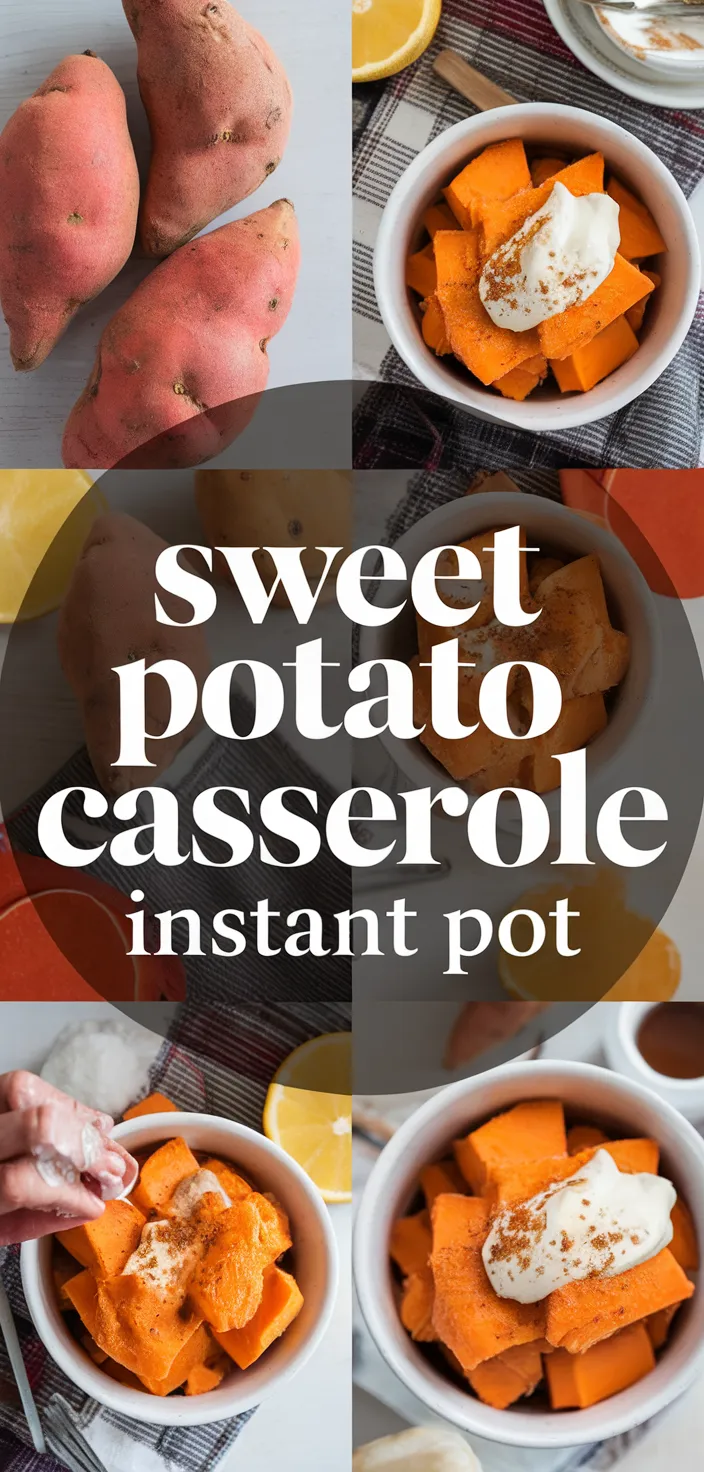 A photo of Sweet Potato Casserole Instant Pot Recipe