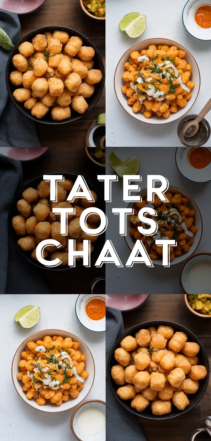 A photo of Tater Tots Chaat Recipe