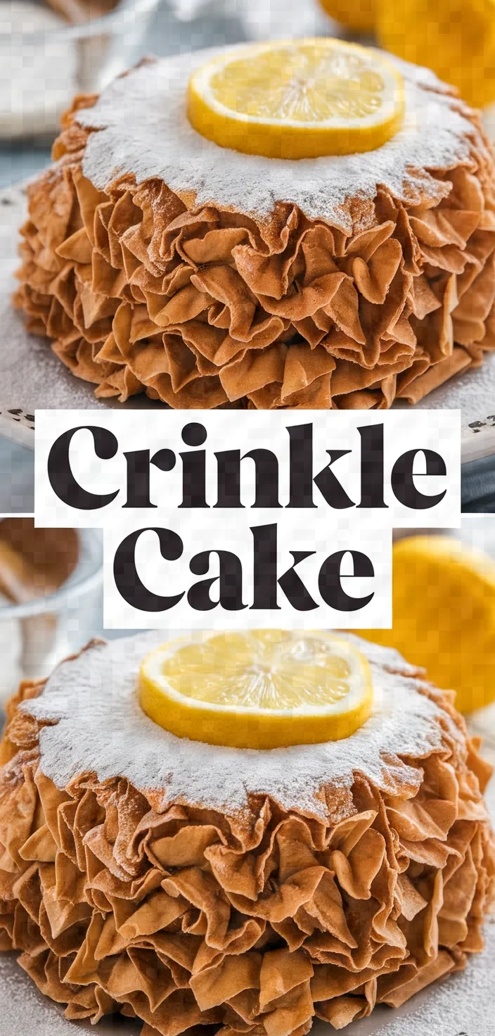 Photo of Crinkle Cake Recipe