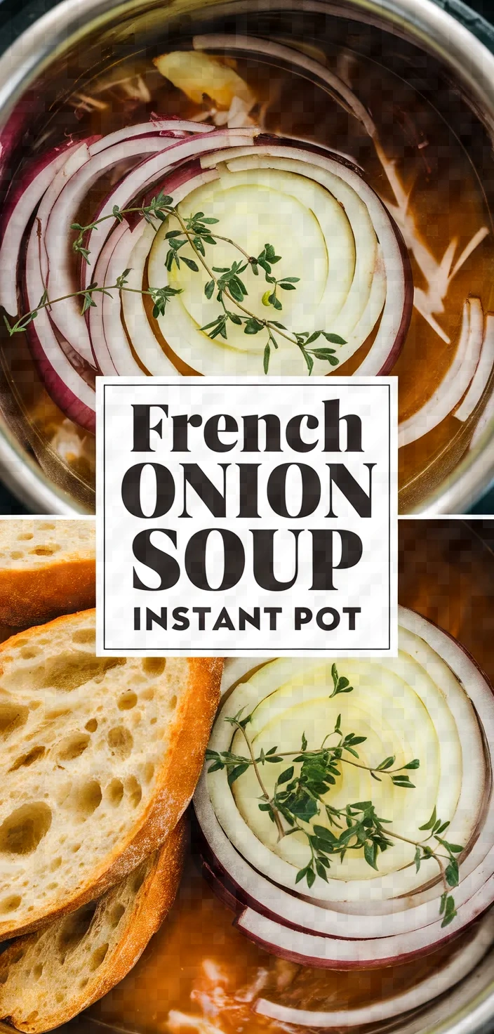 Photo of French Onion Soup Instant Pot Recipe