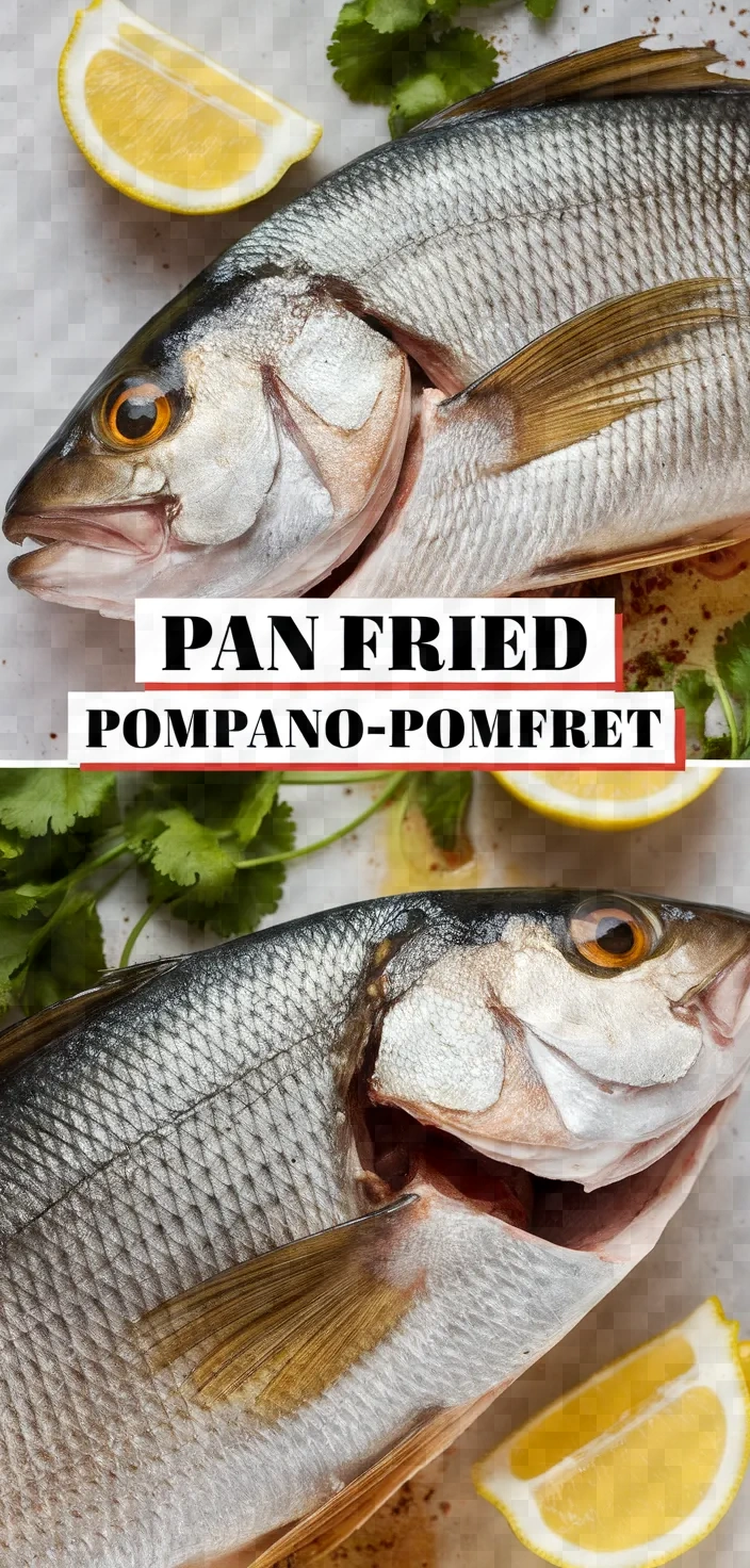 Pan Fried Pompanopomfret Recipe