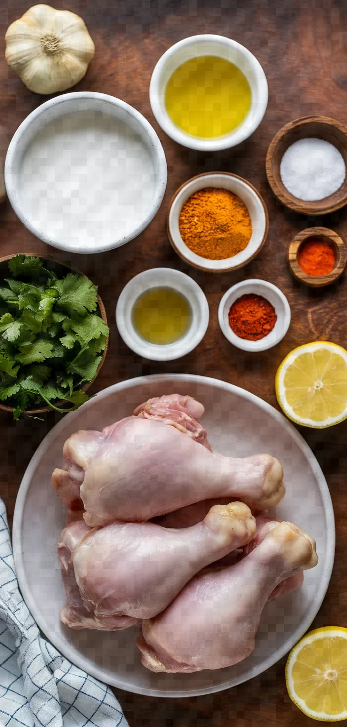 Ingredients photo for Air Fryer Tandoori Chicken Recipe