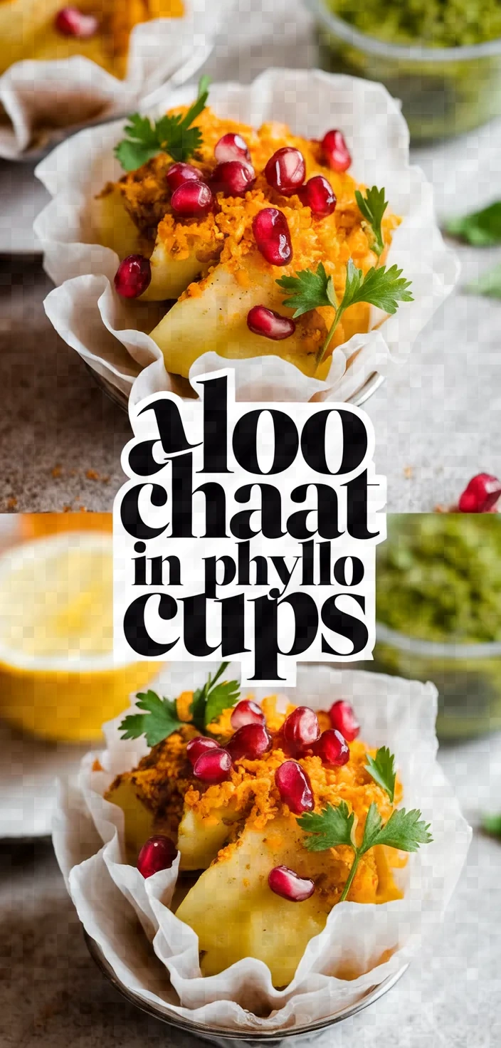 Aloo Chaat In Phyllo Cups Recipe