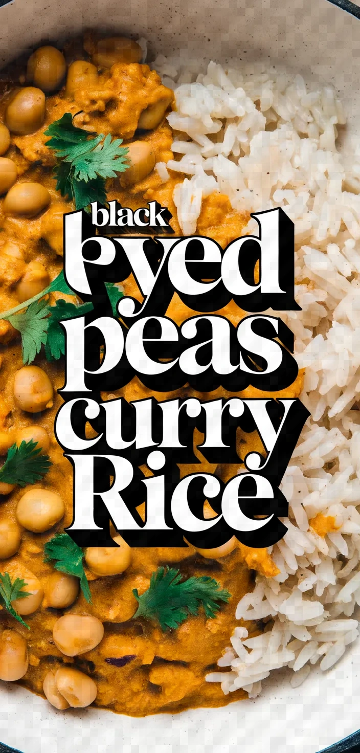 Black Eyed Peas Curry And Rice Instant Pot Recipe