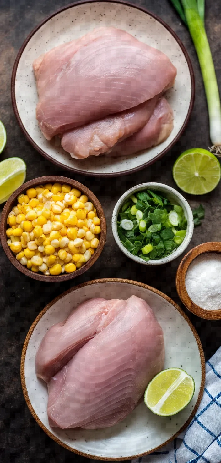 Ingredients photo for Chicken Coriander Soup Instant Pot Recipe