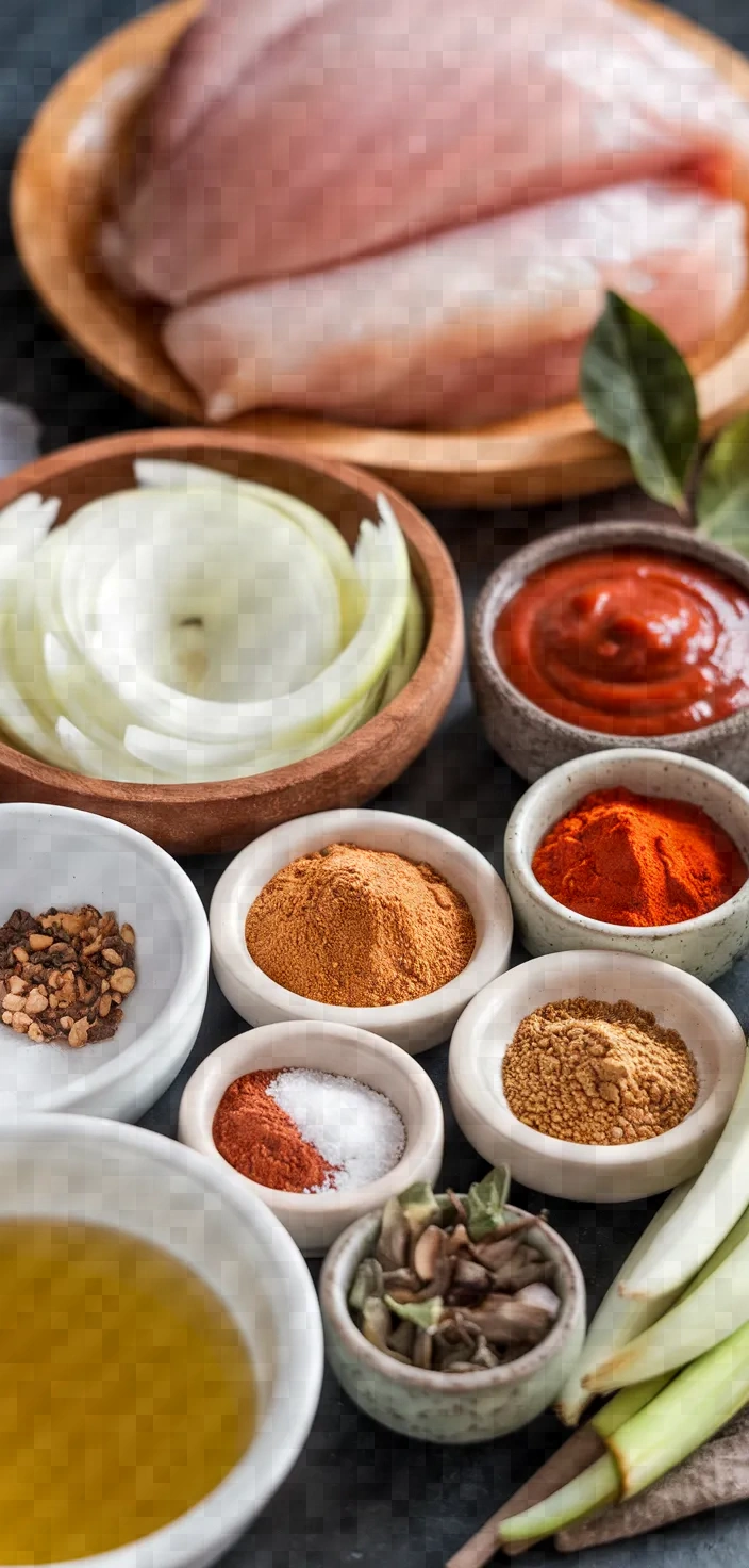 Ingredients photo for Chicken Tinga Instant Pot Recipe