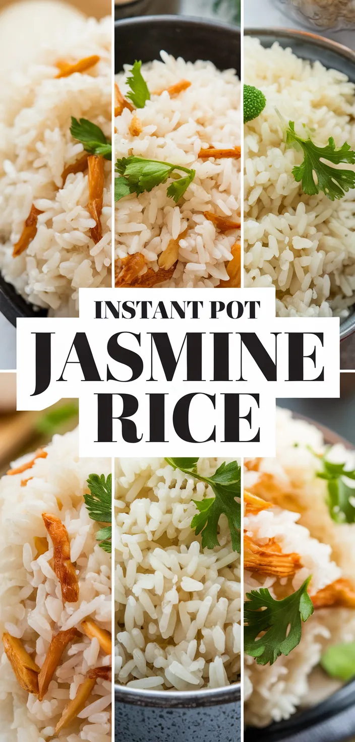 A photo of Instant Pot Jasmine Rice Recipe