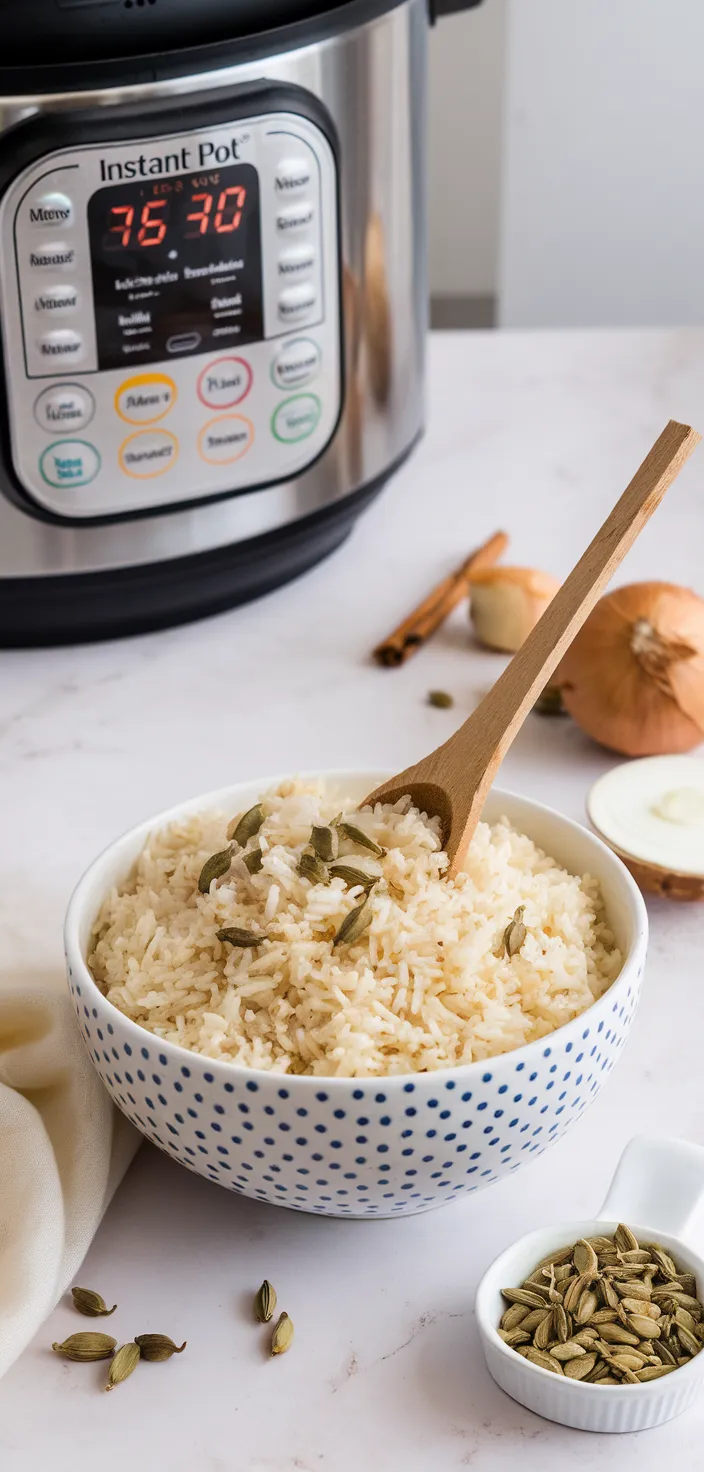 A photo of Instant Pot Jeera Rice Cumin Rice Recipe