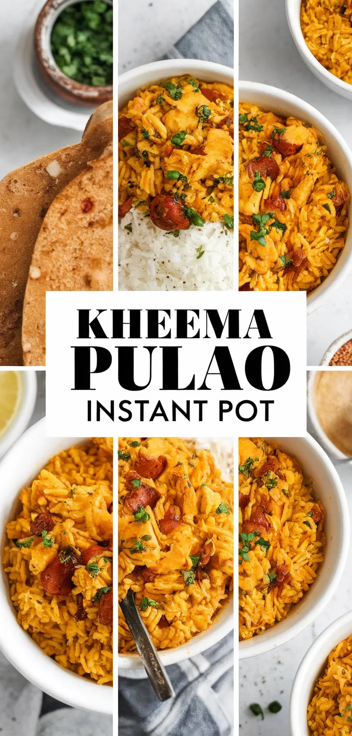 A photo of Kheema Pulao Instant Pot Recipe