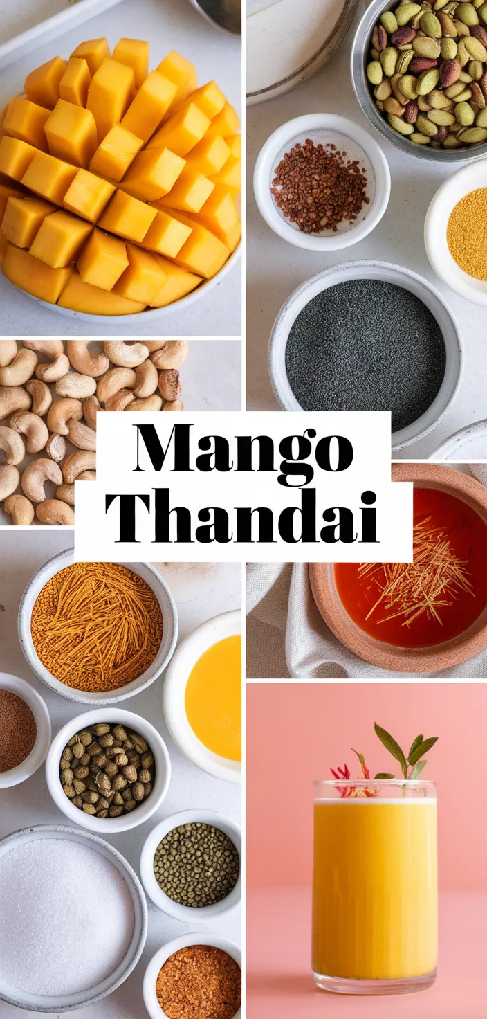 A photo of Mango Thandai Recipe