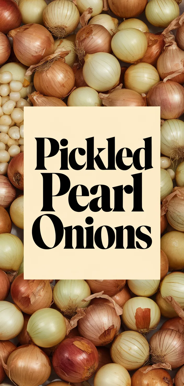 A photo of Pickled Pearl Onions Recipe