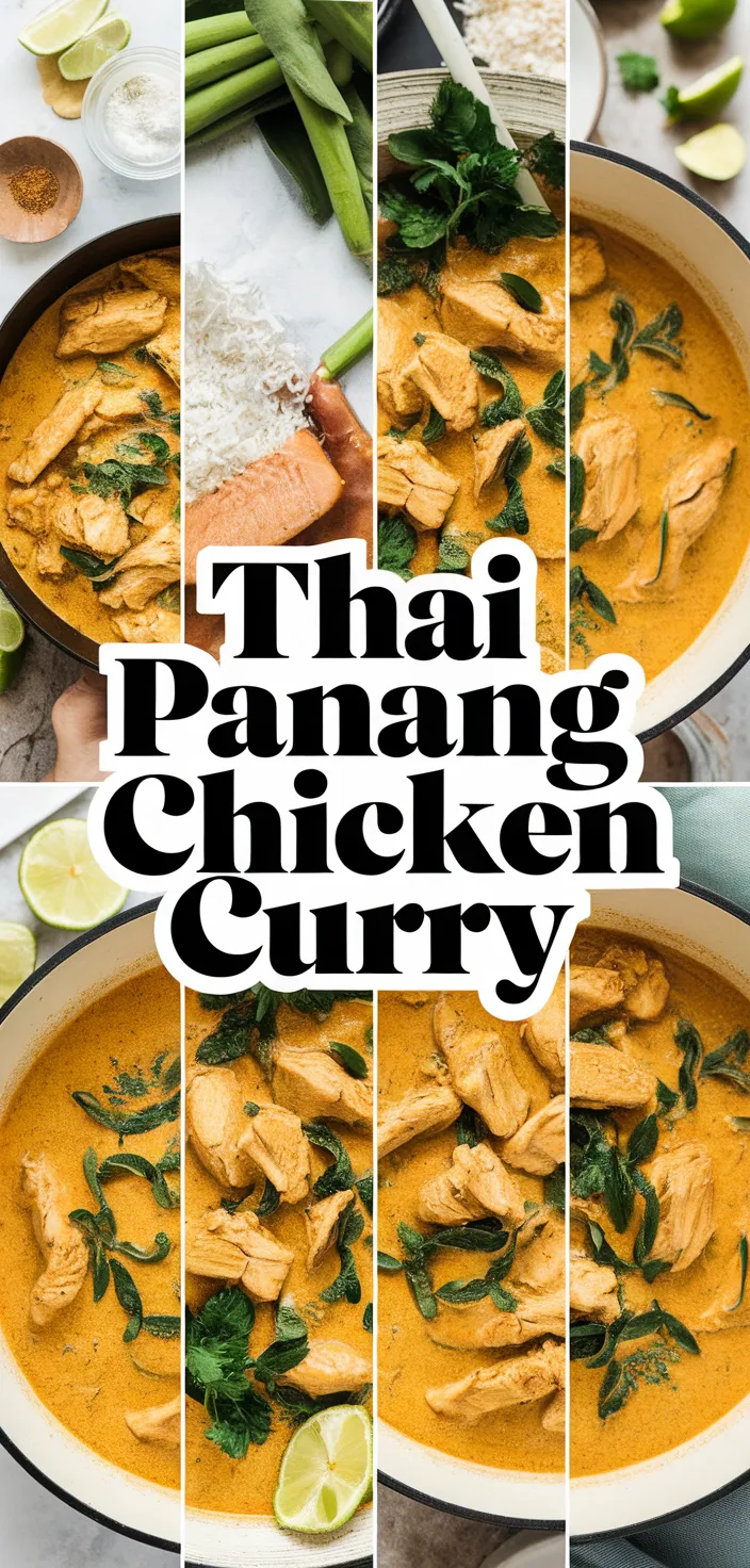 A photo of Thai Panang Chicken Curry Recipe