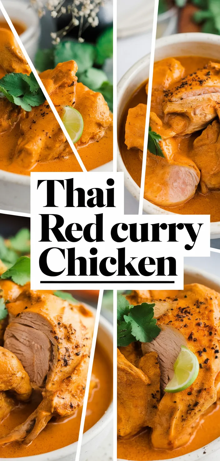 A photo of Thai Red Curry Chicken Instant Pot Recipe