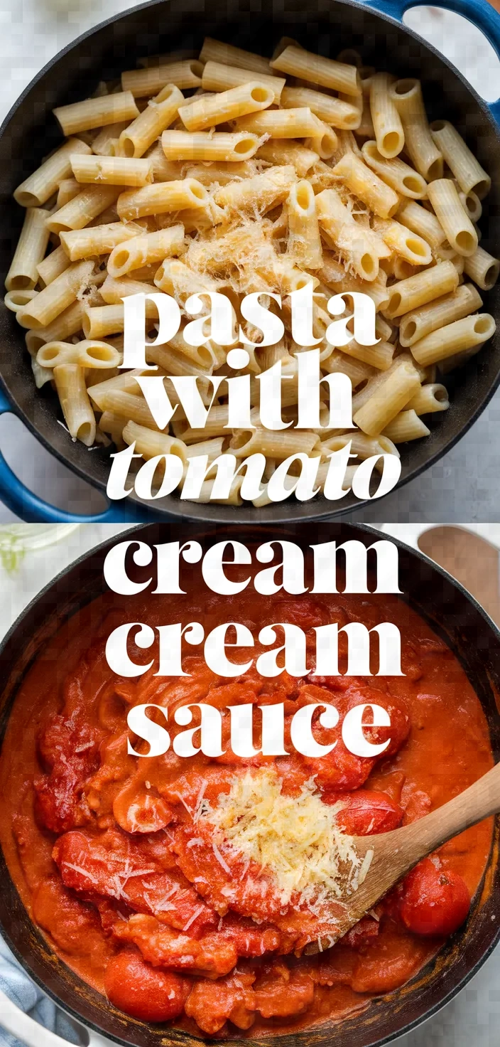 Photo of Easy Pasta With Tomato Cream Sauce Recipe