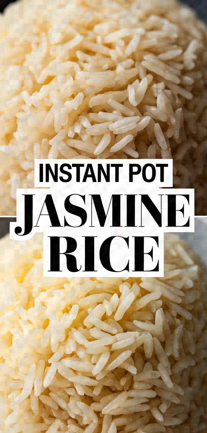 Instant Pot Jasmine Rice Recipe