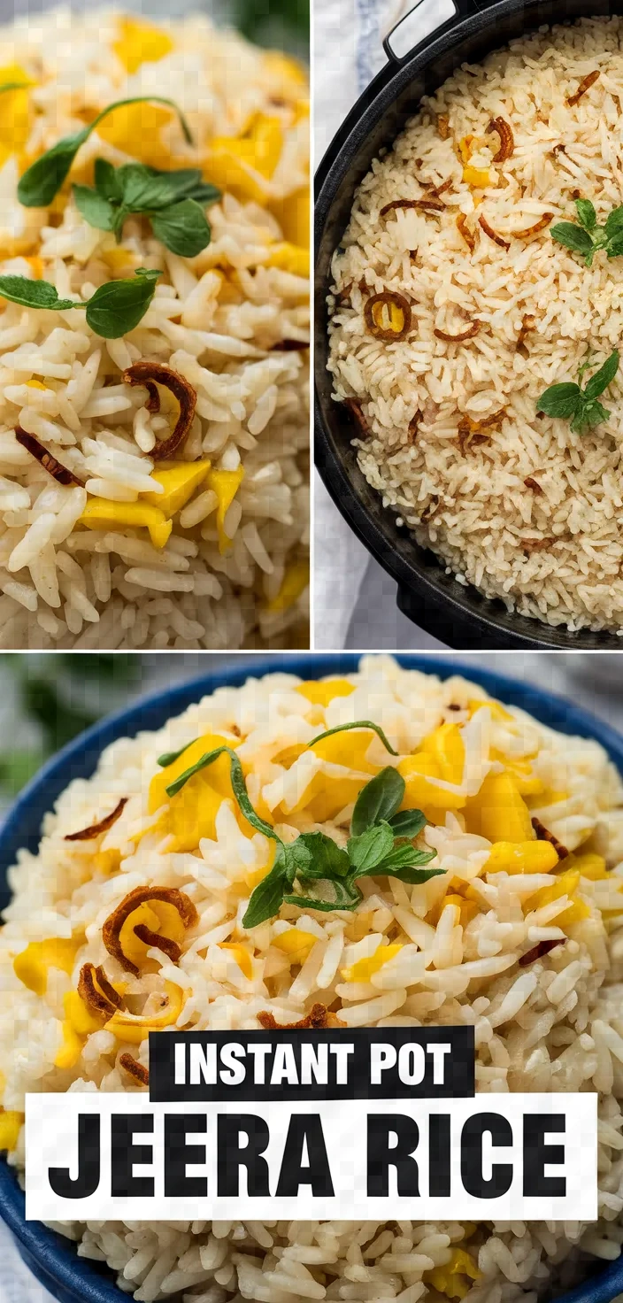 Instant Pot Jeera Rice Cumin Rice Recipe