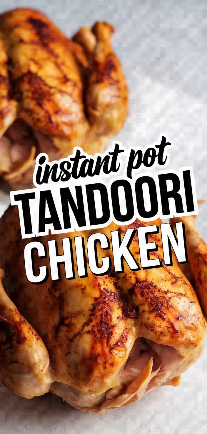 Instant Pot Whole Tandoori Chicken Recipe