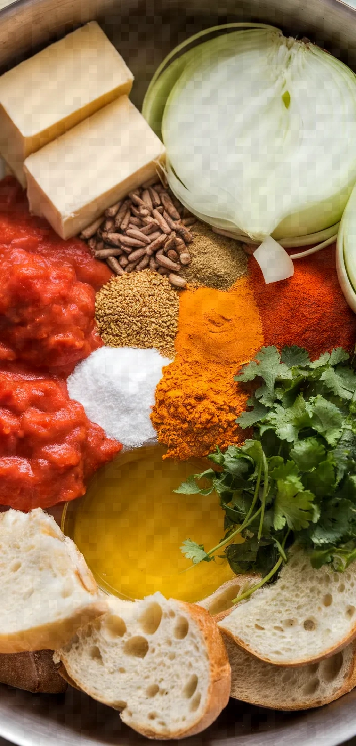 Ingredients photo for Makhani Shakshuka Recipe