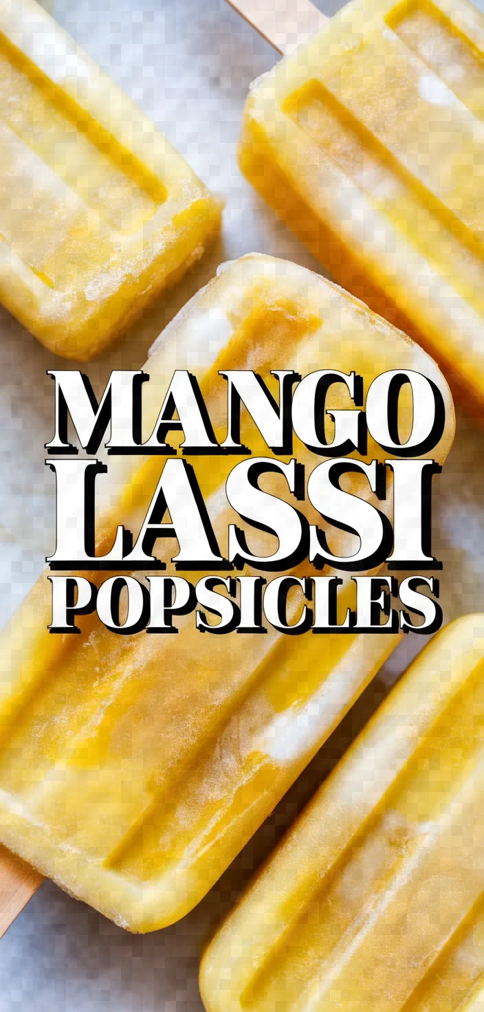 Mango Lassi Popsicles Recipe