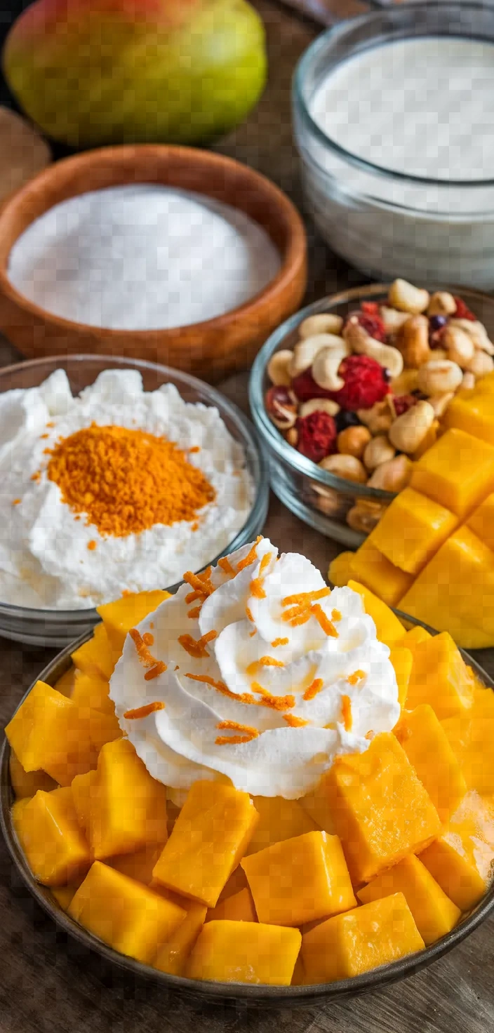 Ingredients photo for Mango Mastani Recipe