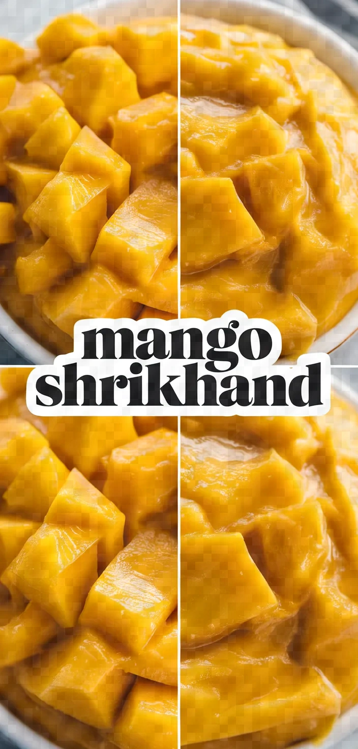 Mango Shrikhand Recipe