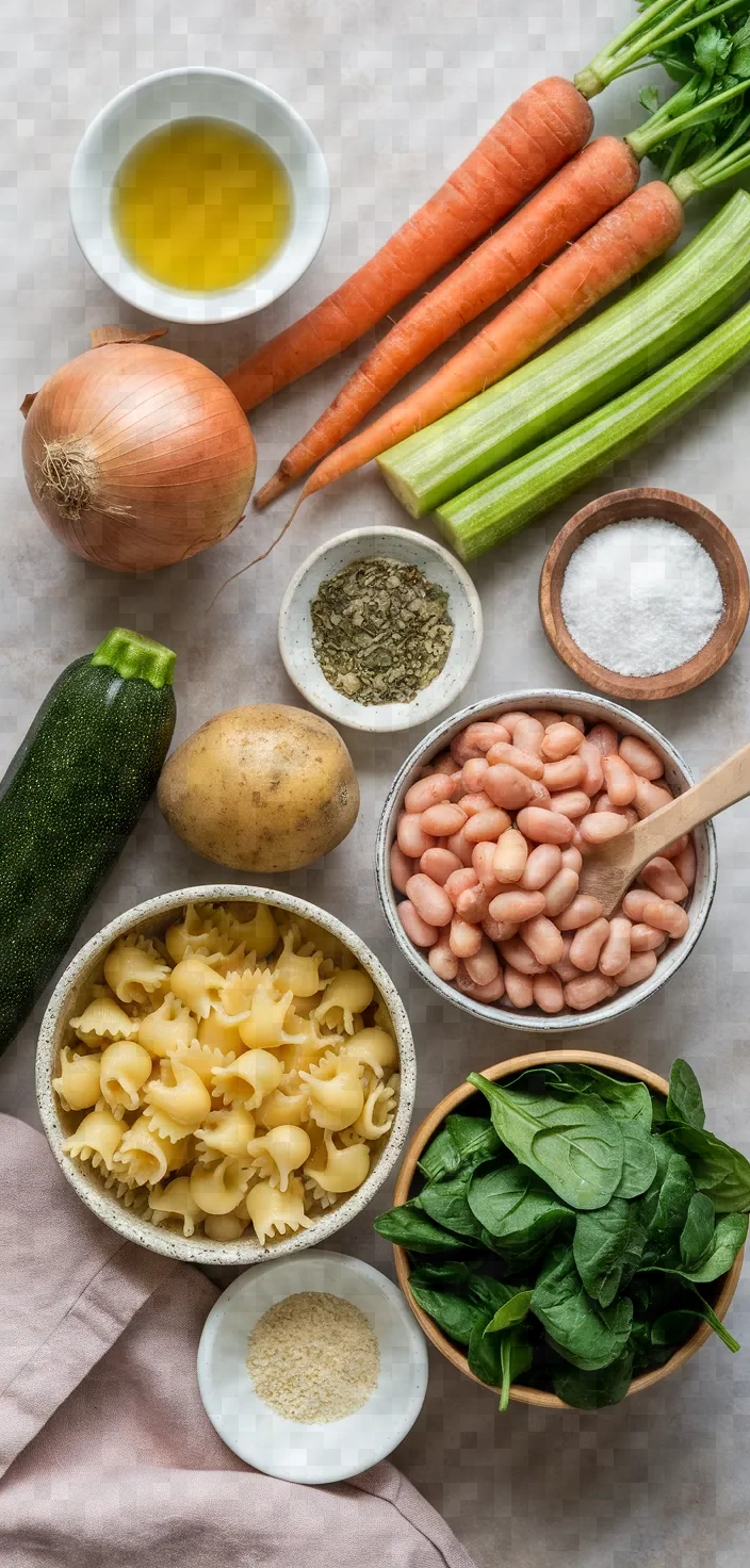 Ingredients photo for Minestrone Soup Recipe