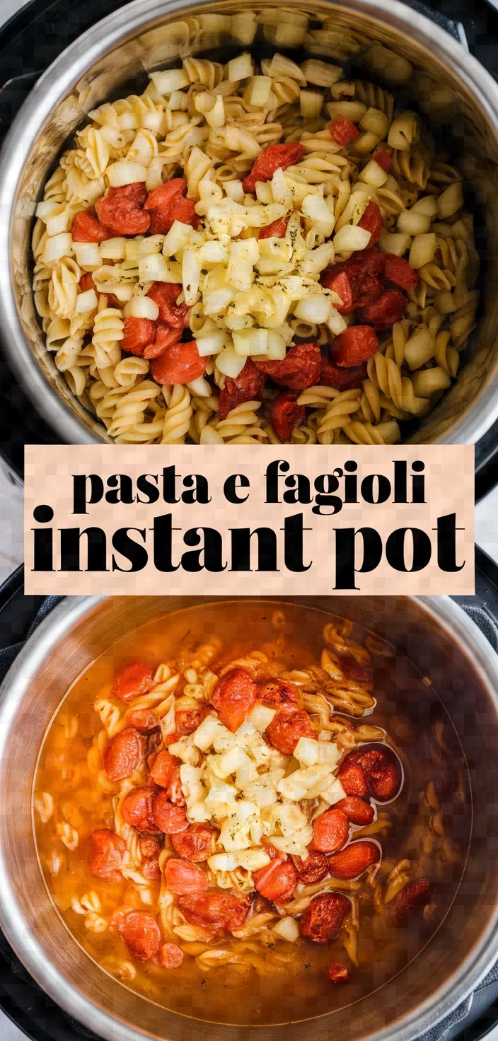 Photo of Pasta E Fagioli Instant Pot Recipe