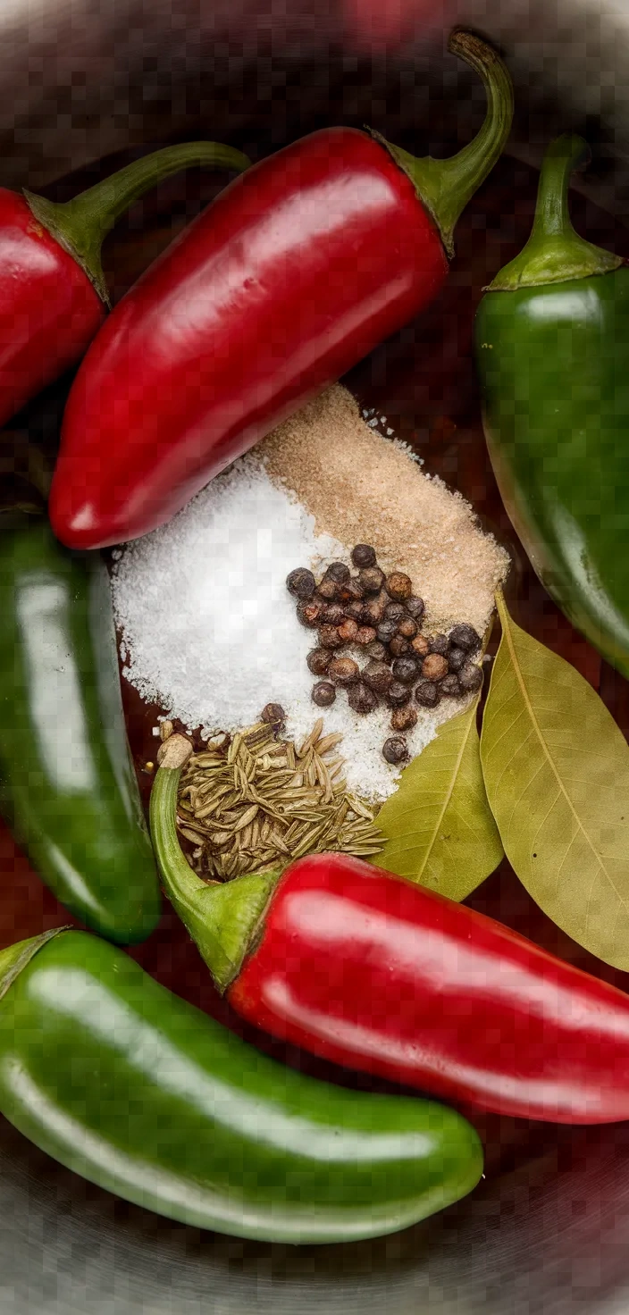 Ingredients photo for Pickled Jalapenos Recipe