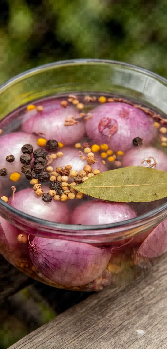 Ingredients photo for Pickled Pearl Onions Recipe