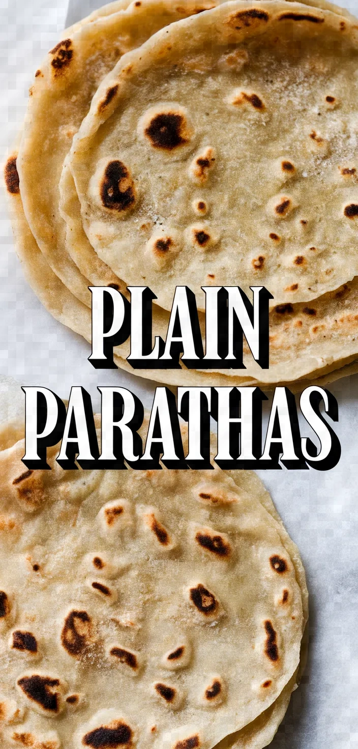 Plain Parathas Recipe