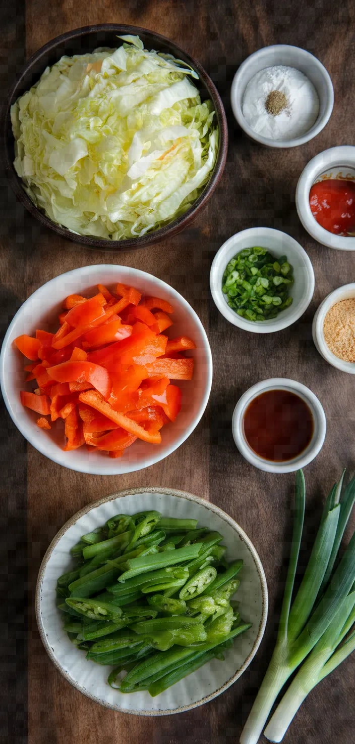 Ingredients photo for Vegetable Manchurian Instant Pot Recipe