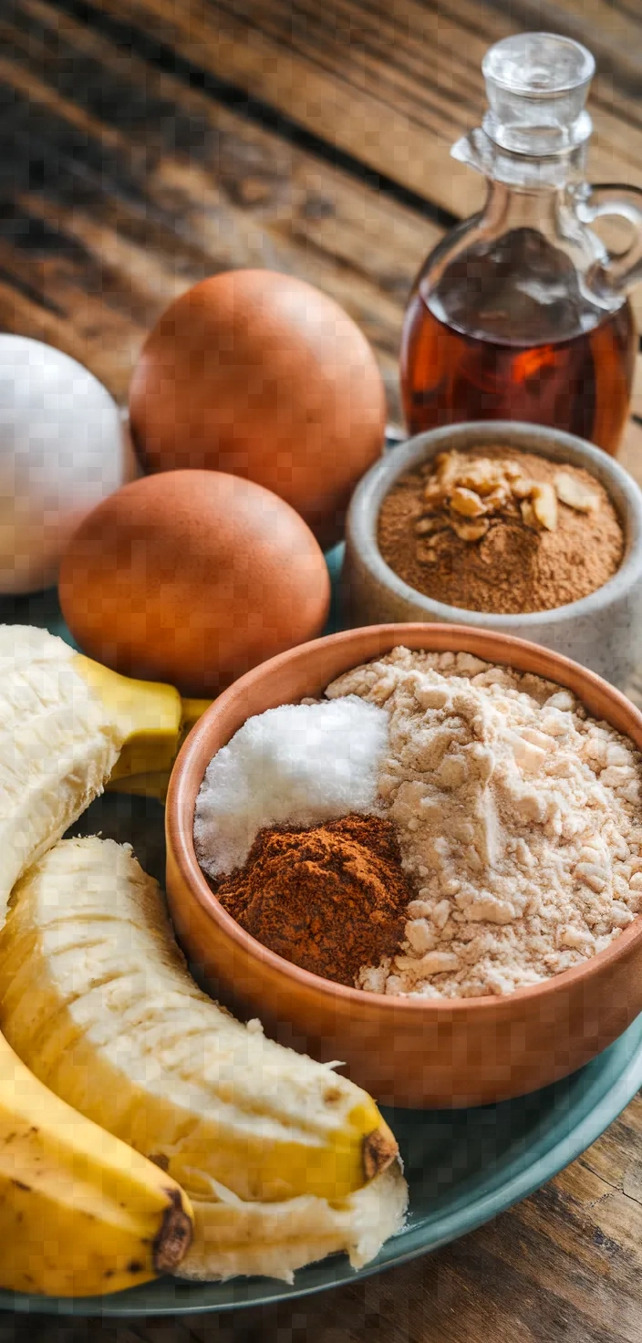 Ingredients photo for Almond Flour Banana Bread Recipe