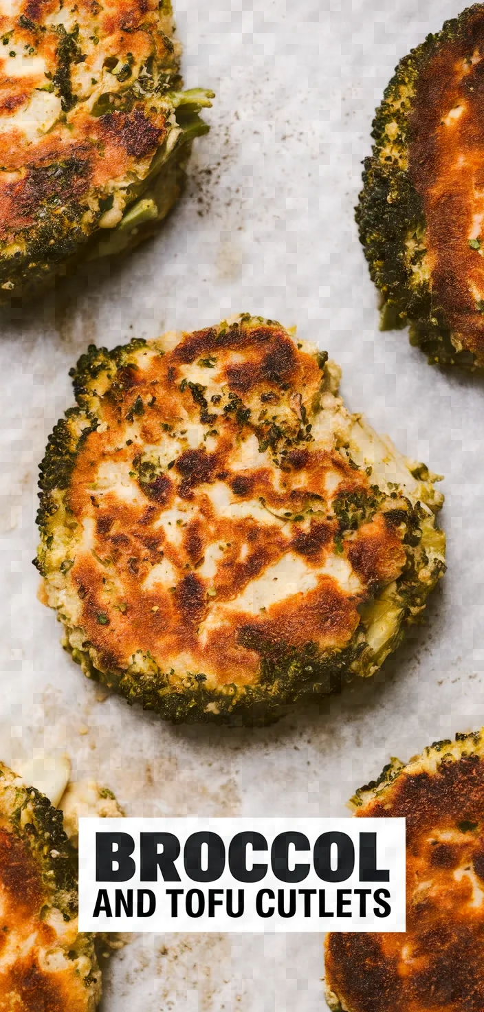 Broccoli And Tofu Cutlets Recipe