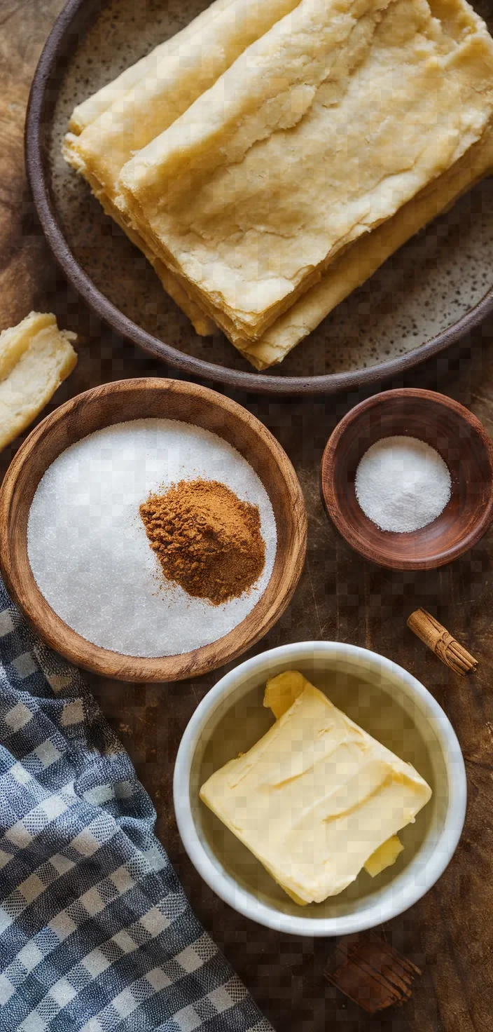 Ingredients photo for Cinnamon Sugar Khari Recipe