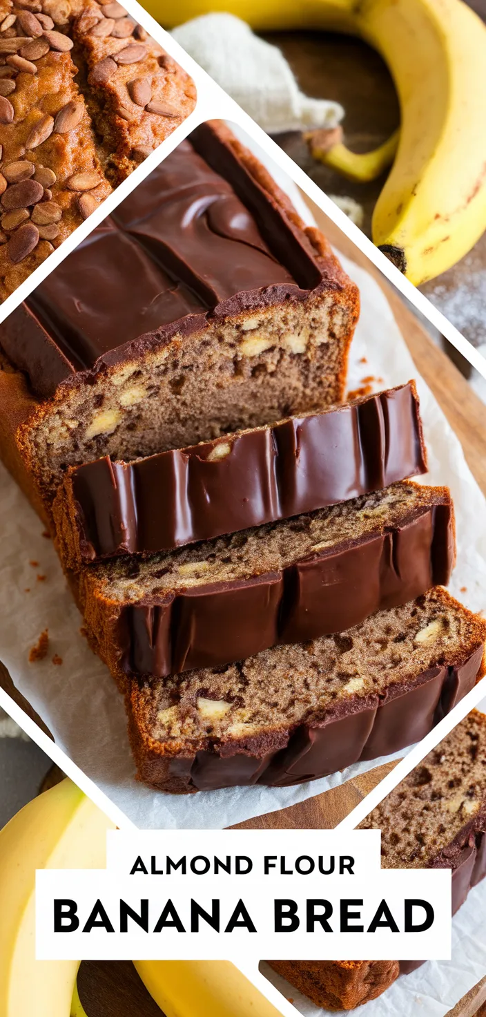 A photo of Almond Flour Banana Bread Recipe