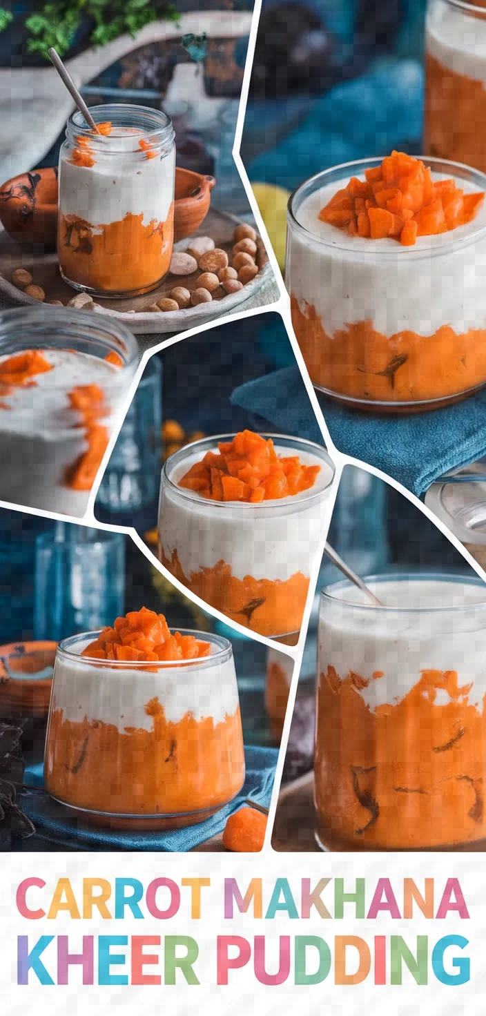 A photo of Carrot Makhana Kheer Carrot Foxnuts Pudding Instant Pot Recipe