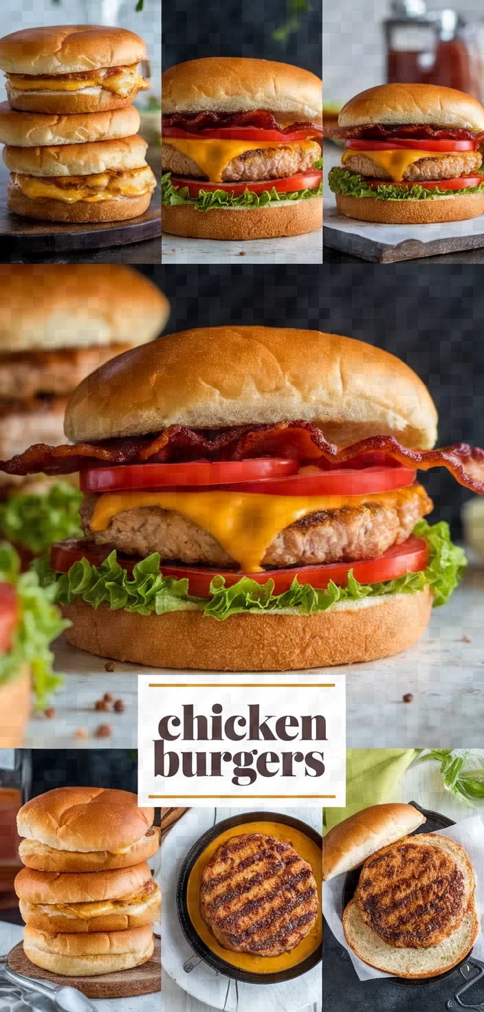 A photo of Chicken Burgers Recipe