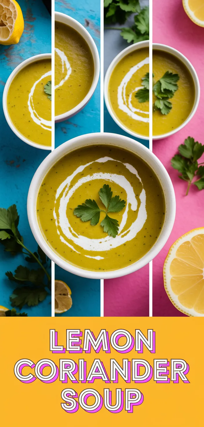 A photo of Lemon Coriander Soup Recipe