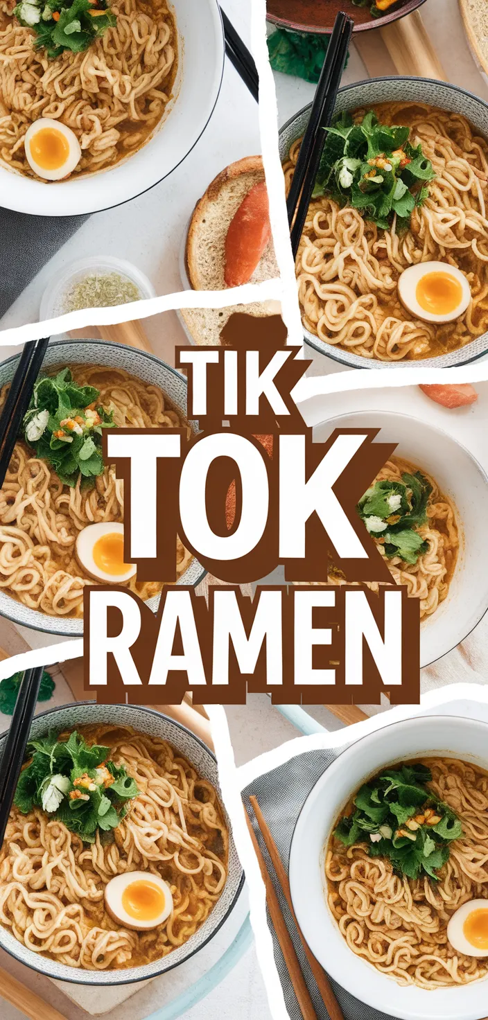 A photo of Tik Tok Ramen Recipe