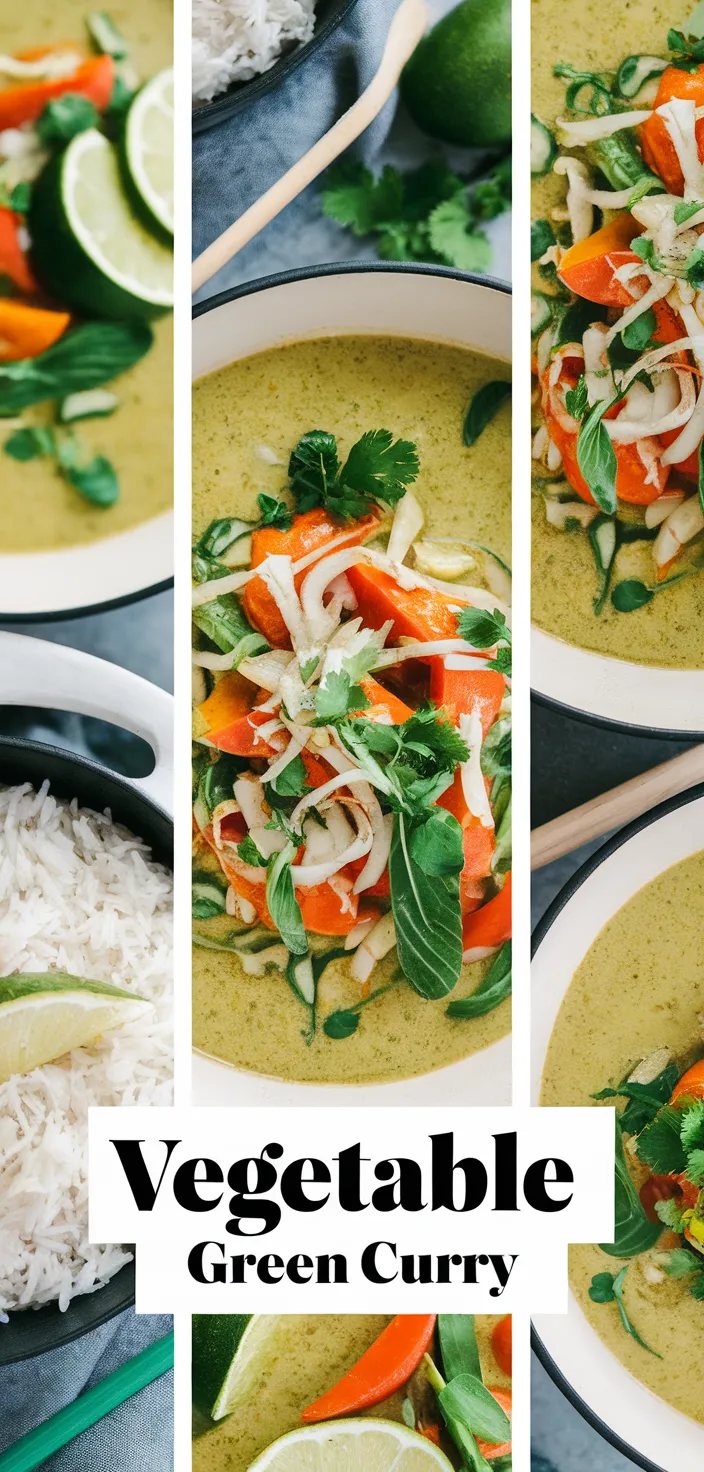 A photo of Vegetable Thai Green Curry Recipe