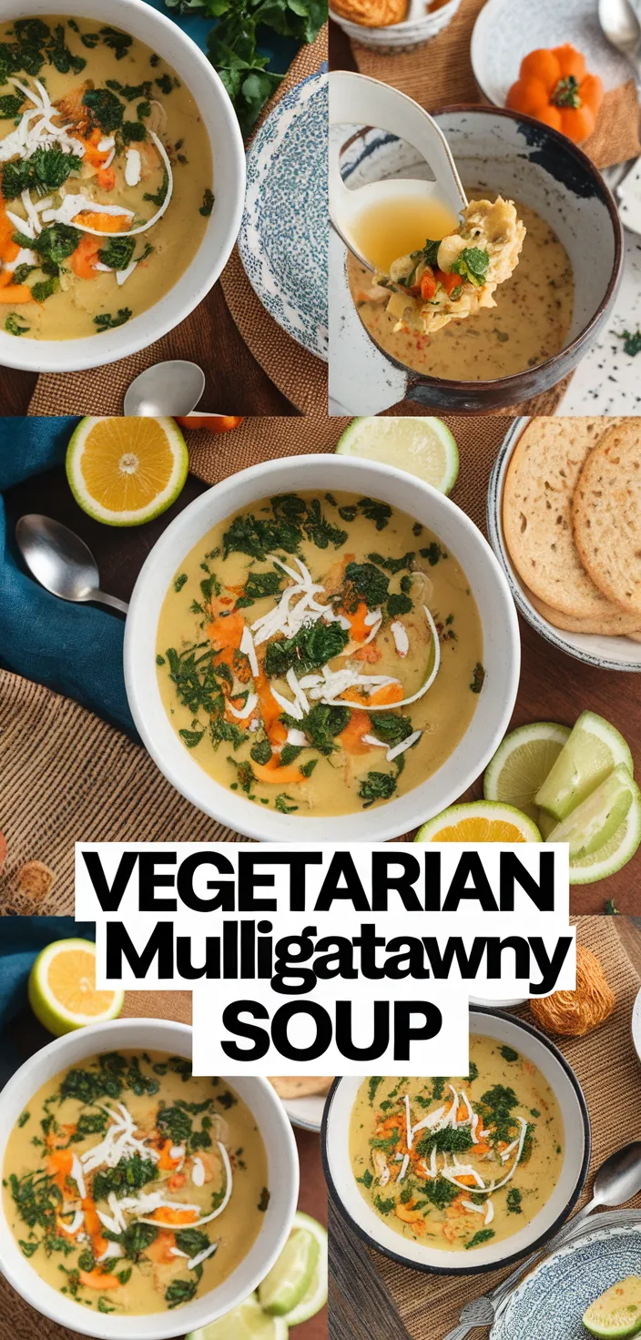 A photo of Vegetarian Mulligatawny Soup Recipe