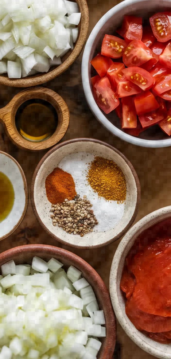 Ingredients photo for Creamy Tomato Bisque Instant Pot Recipe