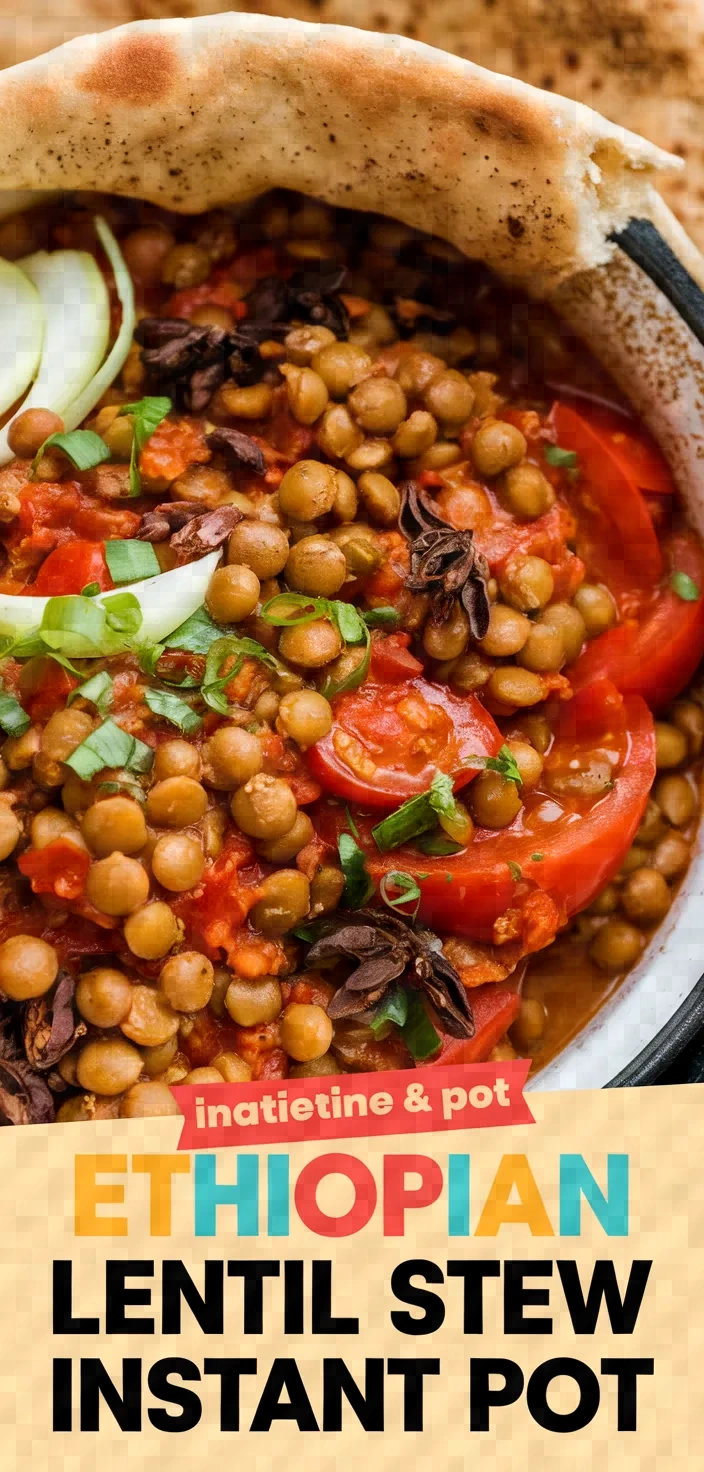 Photo of Ethiopian Spicy Lentil Stew Instant Pot Recipe