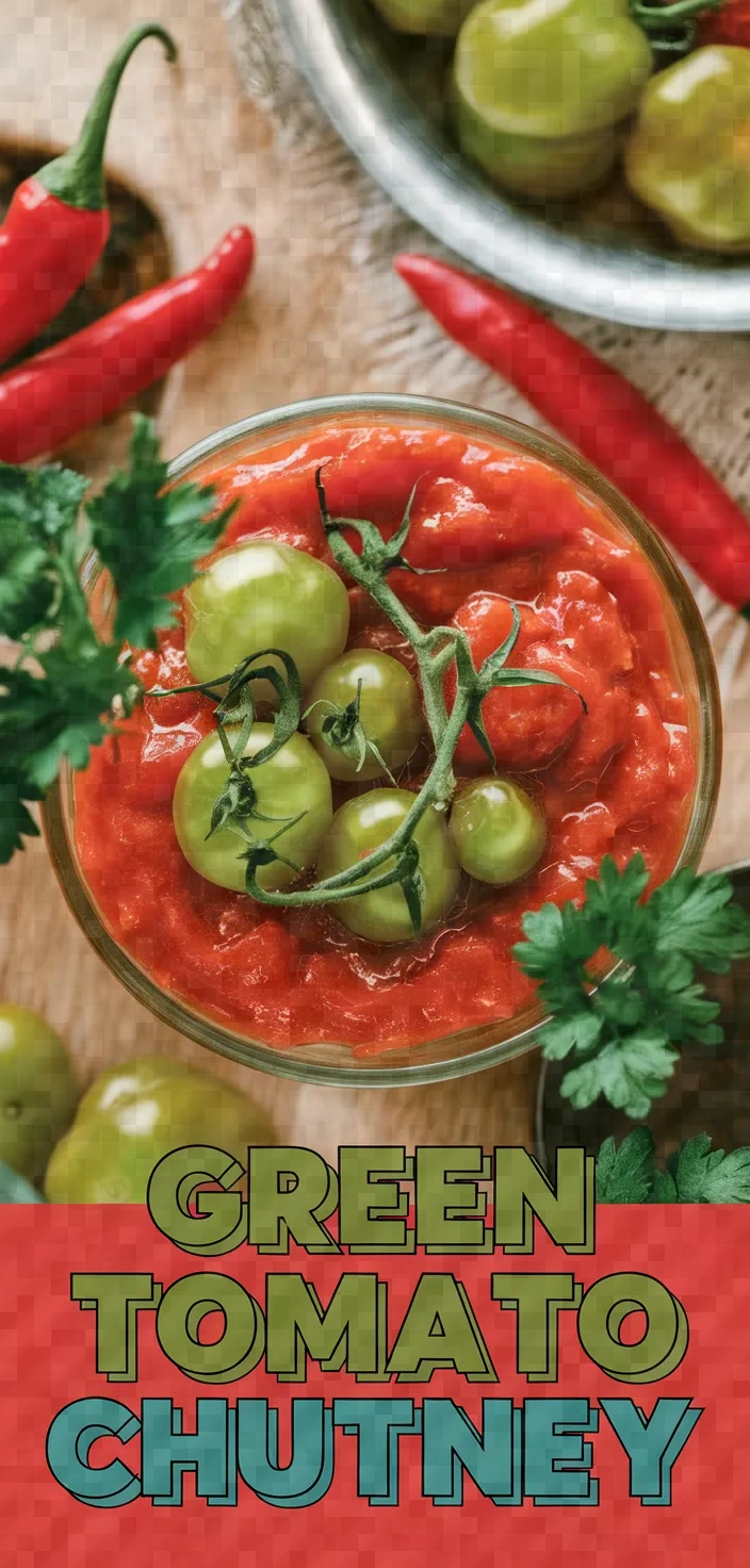 Green Tomato Chutney Instant Pot Recipe