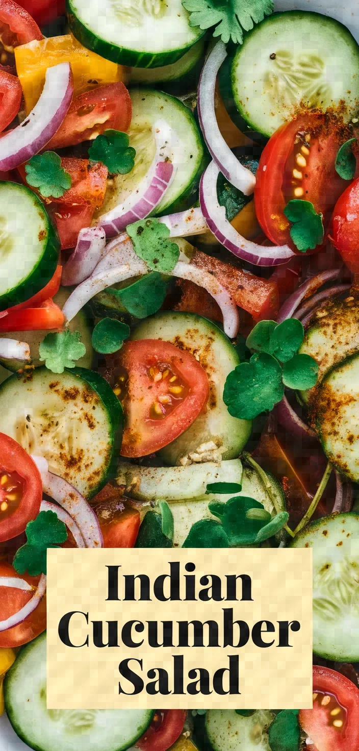 Indian Cucumber Salad Recipe