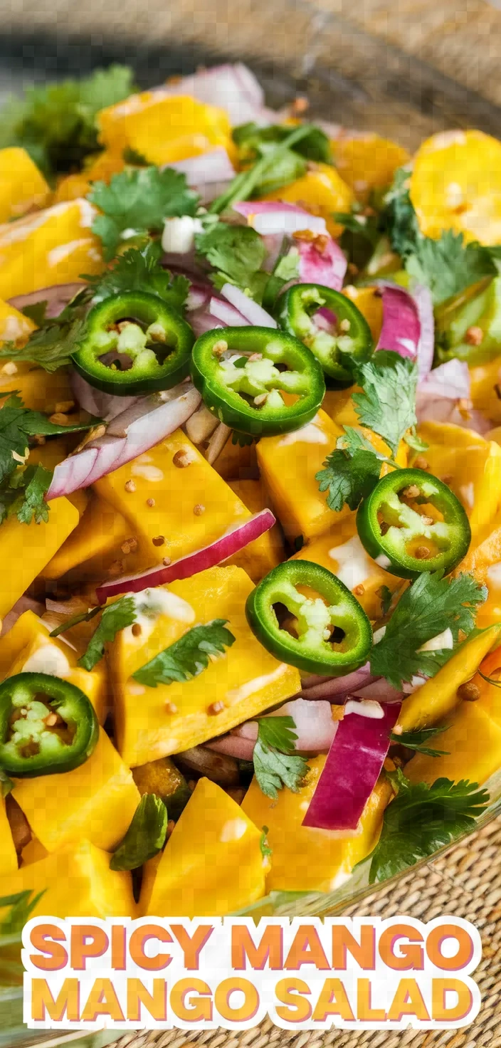 Spicy Mango Salad Recipe