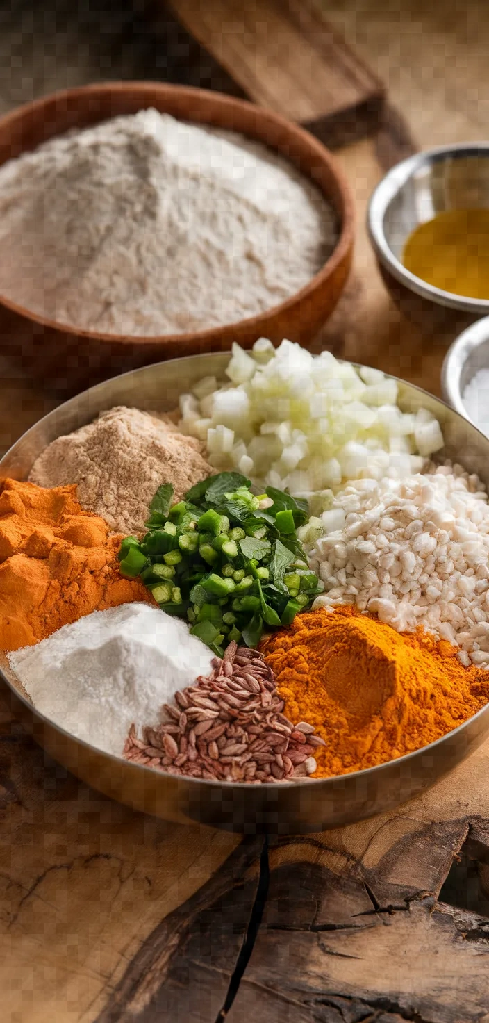 Ingredients photo for Thalipeeth Recipe