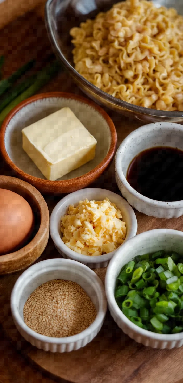 Ingredients photo for Tik Tok Ramen Recipe